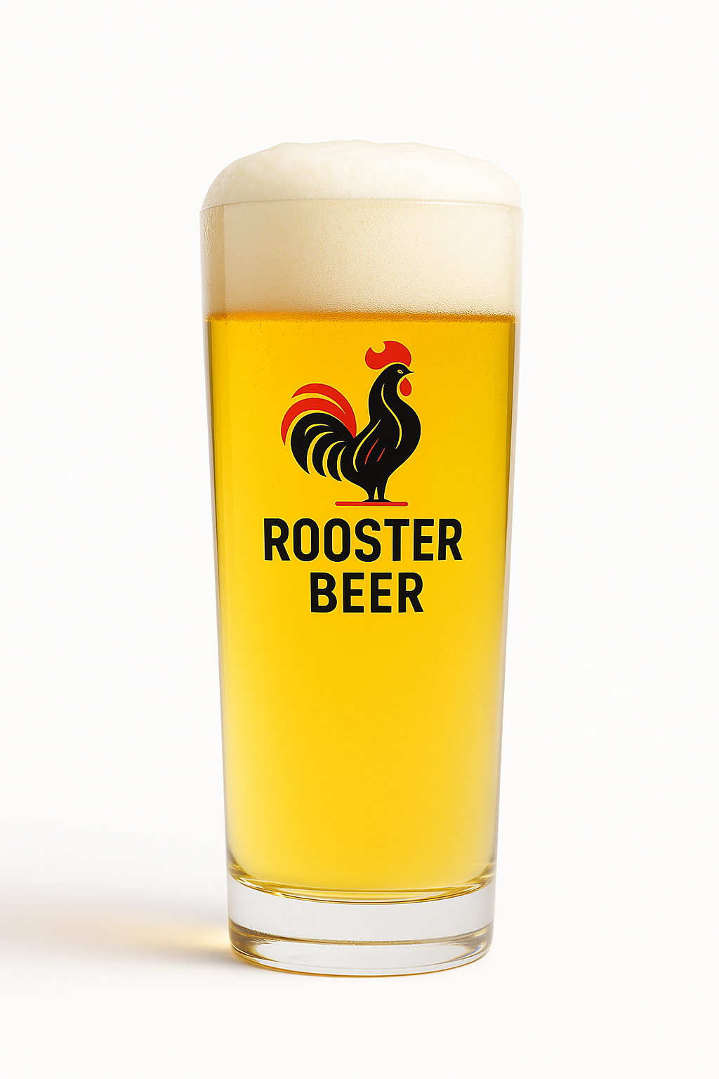 Rooster Beer Kölsch in a stange glass